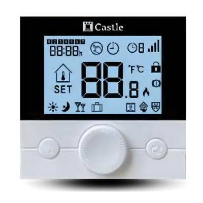 Терморегулятор для котлів Castle AC8078G (Чорний) Терморегулятор для котлів Castle AC8078G (Чорний)
