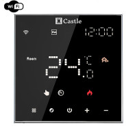 Терморегулятор программируемый Castle AC602H с WI-FI (Черный) Терморегулятор программируемый Castle AC602H с WI-FI (Черный)