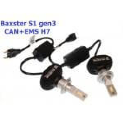 Світлодіодні лампи Baxster S1 gen3 H7 6000K CAN+EMS (2 шт)