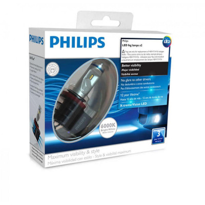Світлодіодні лампи Philips LED Fog H8/H11/H16, 6000K, 2шт 12834UNIX2