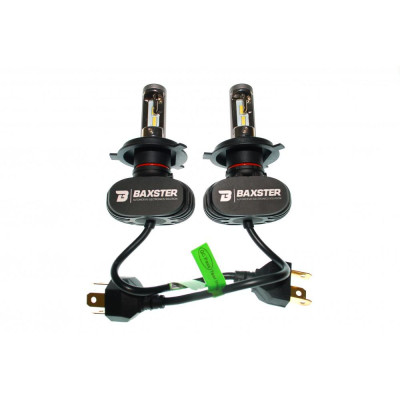 LED лампа Baxster S1 H4 H/L 6000K 4000Lm (2 шт)