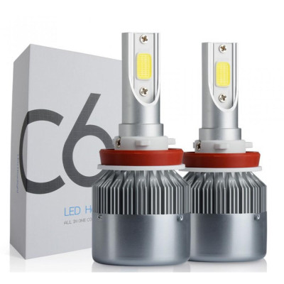 LED лампа SuperLED C6 H11 12-24V COB (2 шт) LED лампа SuperLED C6 H11 12-24V COB (2 шт)