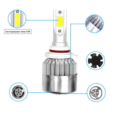 LED лампа SuperLED C6 H11 12-24V COB (2 шт) LED лампа SuperLED C6 H11 12-24V COB (2 шт)