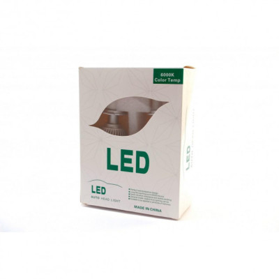 LED лампа SuperLED LedHeadLamp F8 H3 chip COB радиатор (2 шт)