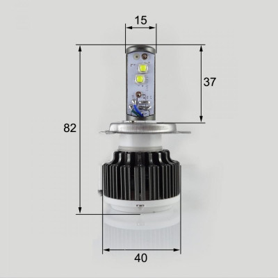 LED лампа Sho-Me H4 6000K 40W LED G1.1 (2 шт)