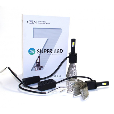 LED лампа SuperLED F7 H11 12-24V chip COB (2 шт)