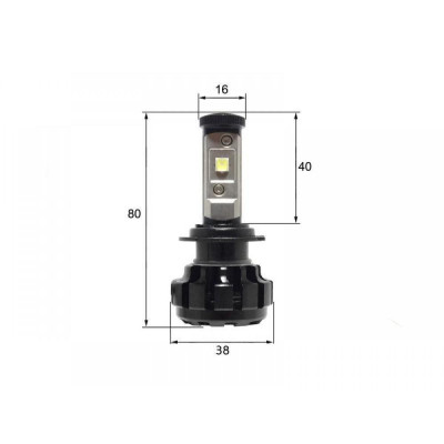Світлодіодні лампи Sho-Me H7 6000K 40W LED G1.4 (2 шт) Світлодіодні лампи Sho-Me H7 6000K 40W LED G1.4 (2 шт)
