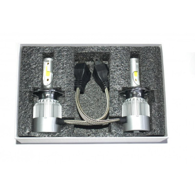 Лампы светодиодные C6 H4 12-24V COB (2шт)
