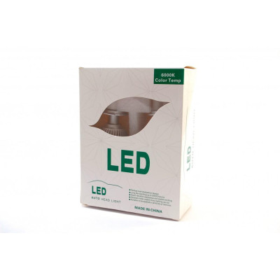 LED лампа SuperLED LedHeadLamp F8 H1 chip COB радіатор (2 шт)