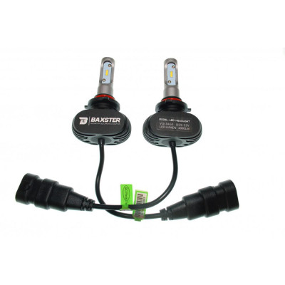 LED лампа Baxster S1 HB3 (9005) 5000K 4000Lm (2 шт) LED лампа Baxster S1 HB3 (9005) 5000K 4000Lm (2 шт)