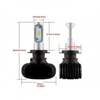 LED лампа SVS S1 HB3 (9005) 5000K 4000Lm (2 шт)