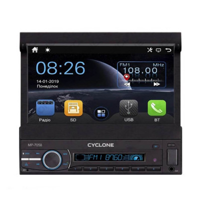 Автомагнітола CYCLONE MP-7058 Автомагнітола CYCLONE MP-7058