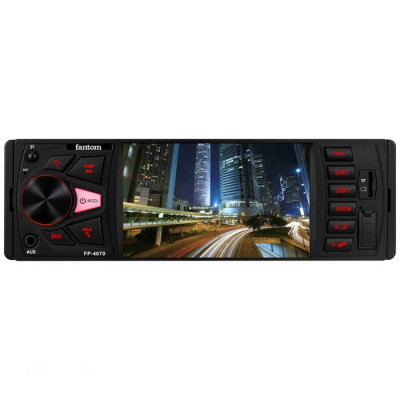 Автомагнитола FANTOM FP-4070 Black/Red Автомагнитола FANTOM FP-4070 Black/Red