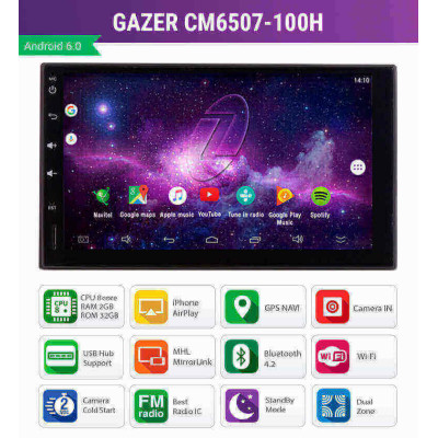 Автомагнітола Gazer CM5006-100D Автомагнітола Gazer CM5006-100D