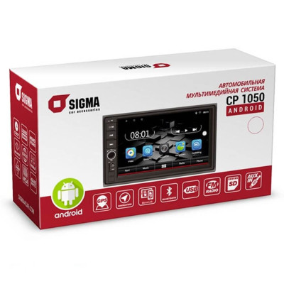 Автомагнітола SIGMA CP-1050 ANDROID Автомагнітола SIGMA CP-1050 ANDROID