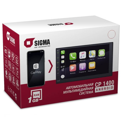 Автомагнітола SIGMA CP-1400 Android CARPLAY Автомагнітола SIGMA CP-1400 Android CARPLAY