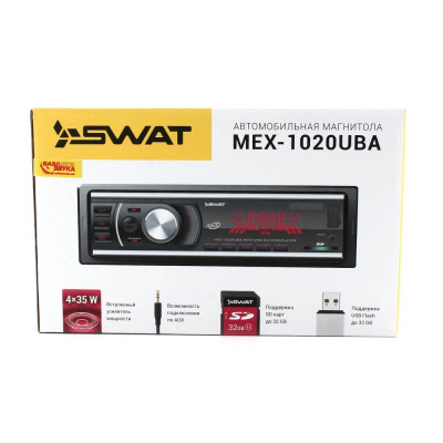 Автомагнітола SWAT MEX-1020UBA