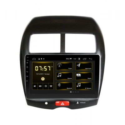 Штатна магнітола Incar DTA-1075 для Mitsubishi ASX 2010-2013 Комплектація авто без підсилювача