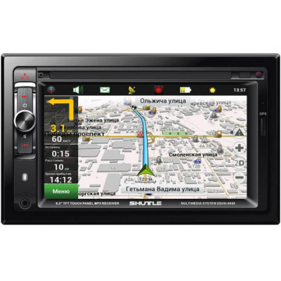 Автомагнітола SHUTTLE SDUN-6950 Bl/Multi (Navitel map)