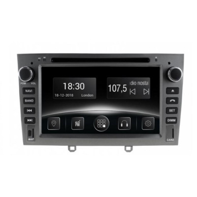Штатна магнітола Gazer CM6007-408W Peugeot 408 (2010-2013)