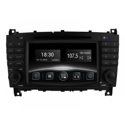 Штатна магнітола Gazer CM6007-W203 Mercedes C (W203), 2004-2007
