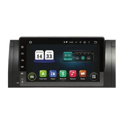Штатна магнітола Incar TSA-1520A9 для BMW X5, кузов E53, E38, E39