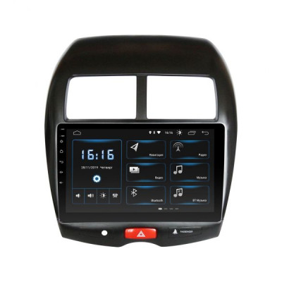 Штатна магнітола Incar XTA-1075 для Mitsubishi ASX 2010-2013 Комплектація авто зі штатним підсилювачем