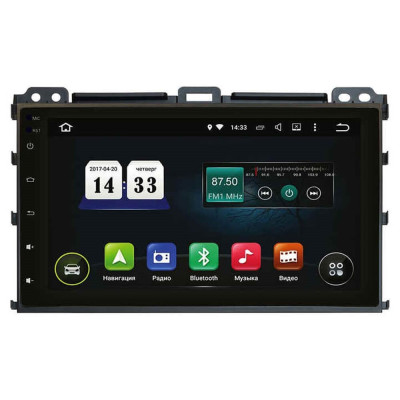 Штатна магнітола Incar TSA-1083A9 для Toyota LC Prado 120 2002-2009