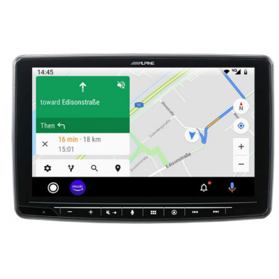 Мультимедиа 1-DIN с 9" монитором Alpine INE-F904D