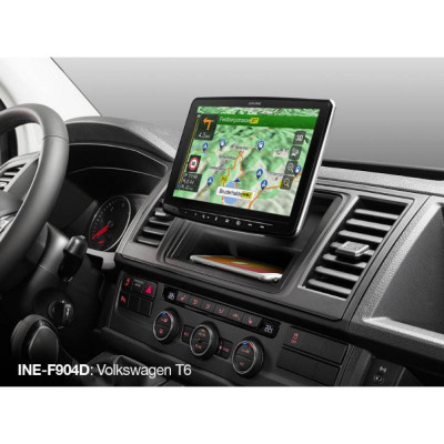 Мультимедиа 1-DIN с 9" монитором Alpine INE-F904D