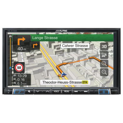 Мультимедіа 1-DIN з 7" монітором Alpine INE-W720D