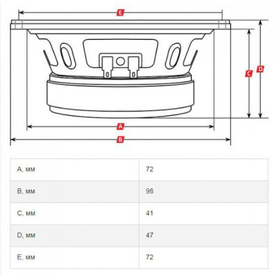 Акустика Kicx DTC-36 VER.2 твітер Акустика Kicx DTC-36 VER.2 твітер
