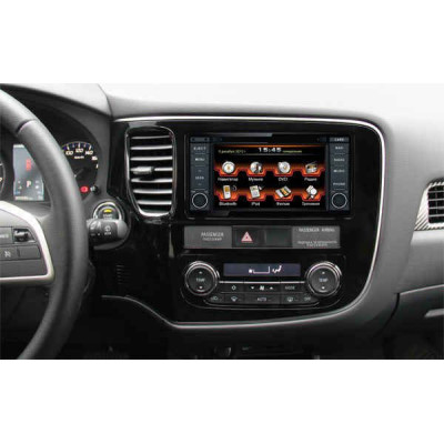 Штатна магнітола Mitsubishi Outlander 2013+ Комплектація авто без підсилювача
