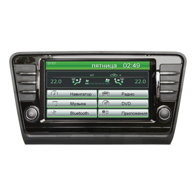 Штатна магнітола Skoda Octavia A7