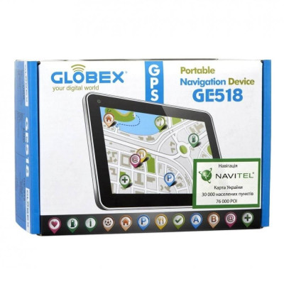 GPS Навигатор Globex GE518 Навител