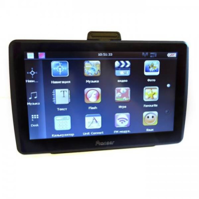 GPS Навігатор Pioneer MediaTek MT3351C 4.3" Black GPS Навігатор Pioneer MediaTek MT3351C 4.3" Black