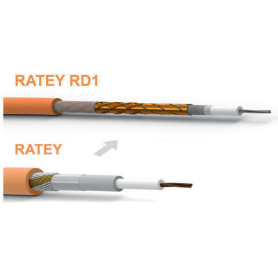 Тепла підлога Ratey RD1 одножильний кабель 485 Вт, 2,7 - 3,4 м² Тепла підлога Ratey RD1 одножильний кабель 485 Вт, 2,7 - 3,4 м²