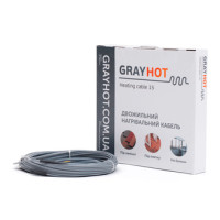 Тепла підлога Gray Hot двожильний кабель (Україна)