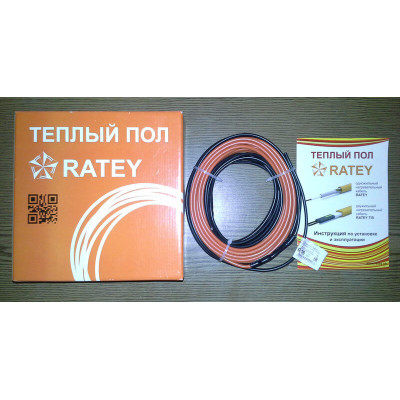 Тепла підлога Ratey TIS двожильний кабель 120 Вт, 0,7 - 0,9 м²