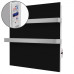 Керамічний сушка для рушників Lifex W.Towel 400 Duo (чорний)