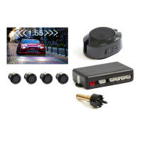Парктроник Incar PT-304 Датчики черного цвета
