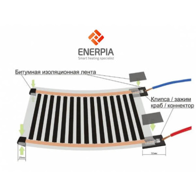 Инфракрасная плёнка Enerpia EP-305 400Вт/м.кв.