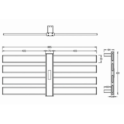 Полотенцесушитель Solray XN-WH-501 White Полотенцесушитель Solray XN-WH-501 White