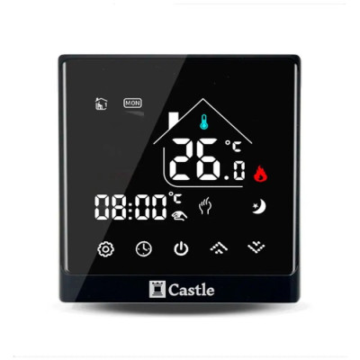 Терморегулятор програмований Castle AC8400H Чорний Терморегулятор програмований Castle AC8400H Чорний