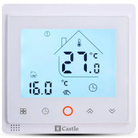 Терморегулятор Castle AC603H з WI-FI Білий Терморегулятор Castle AC603H з WI-FI Білий