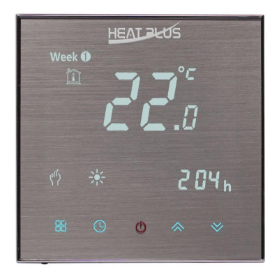 Терморегулятор Heat Plus iTeo4 Steel Wi-Fi Терморегулятор Heat Plus iTeo4 Steel Wi-Fi