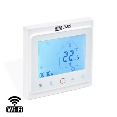 Терморегулятор Heat Plus BHT-002 Wi-Fi Білий