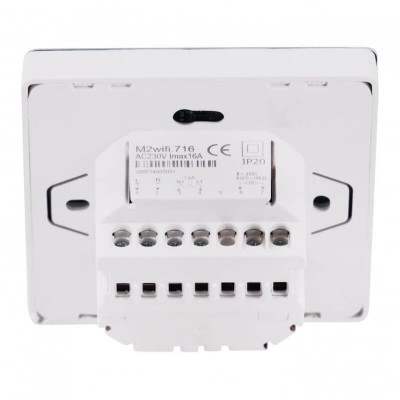 Терморегулятор Heat Plus M2-1.716 Wi-Fi Білий Терморегулятор Heat Plus M2-1.716 Wi-Fi Білий