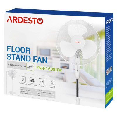 Вентилятор ARDESTO FN-R1608RW