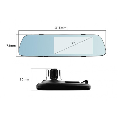 Зеркало заднего вида со встроенным Full HD видеорегистратором Celsior DVR M2